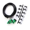 Water Misting Cooling System Hose Sprinkler Nozzle Garden Patio Micro Irrigation Set 5M