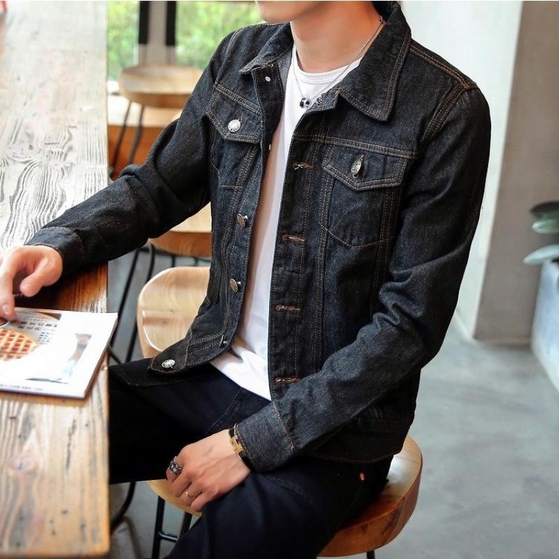 New Jacket, Youth Denim, Men's Korean Slim-fit Top