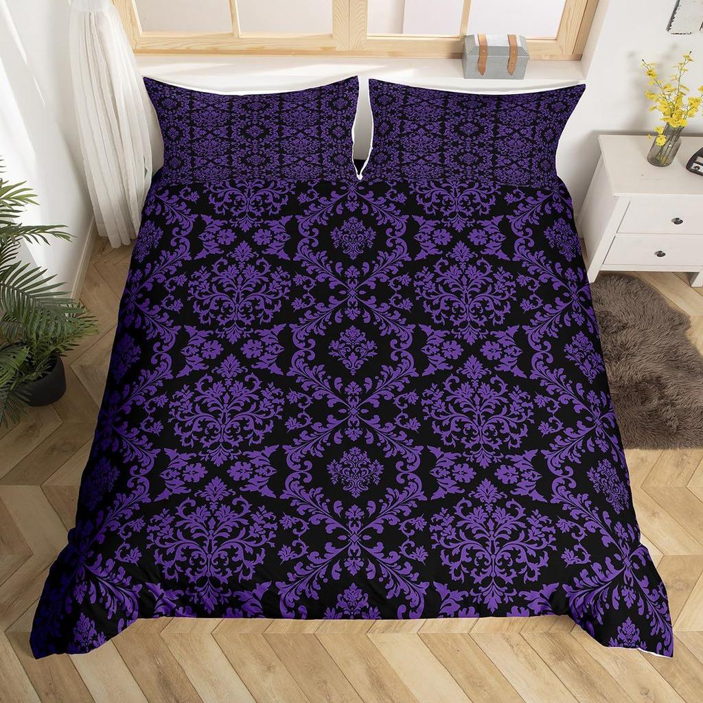 Gothic Style Down Comforter Set Bedding Set 3-piece Duvet Cover Set