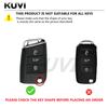 Für Volkswagen VW Polo Golf7 MK7 Tiguan für Skoda Octavia Kodiaq Karoq für Seat Ateca Autoschlüsseletui Abdeckung Tasche Schlüsselanhänger Schutz