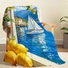 Refreshing Lemon themed Blanket Soft Throw Blanket for Home Bedroom Bed Sofa Picnic Travel Office Rest Cover Blanket Gift