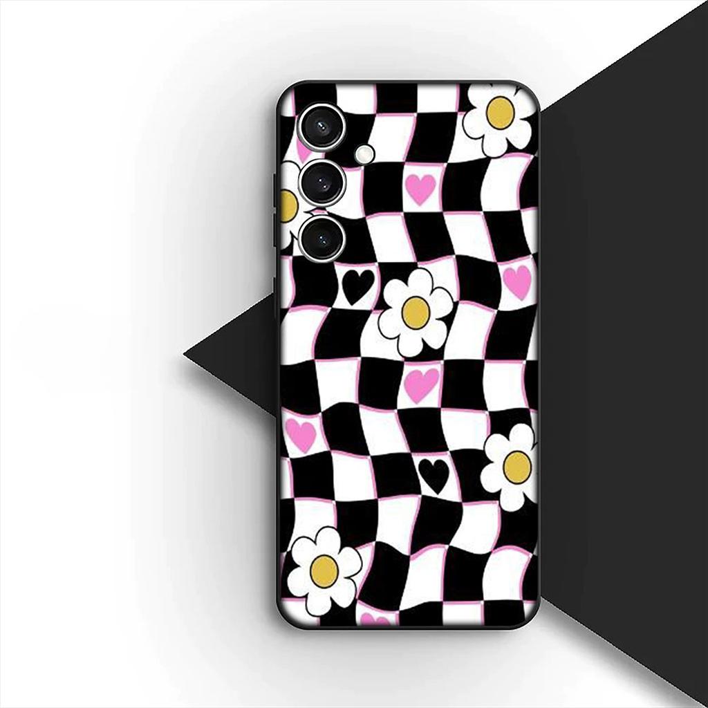 Cover for Samsung Galaxy S24 S25 S23 FE Ultra Plus S7 Edge S25+ S23+ A56 5G Casing Phone Case Bloom Fresh Little Daisy Flower