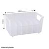 Rack de Temperos de Grande Capacidade Caixa Transparente Dividida para Armazenamento de Cosméticos e Alimentos Prateleira de Temperos para Bancada Organizador de Armário de Despensa de Cozinha