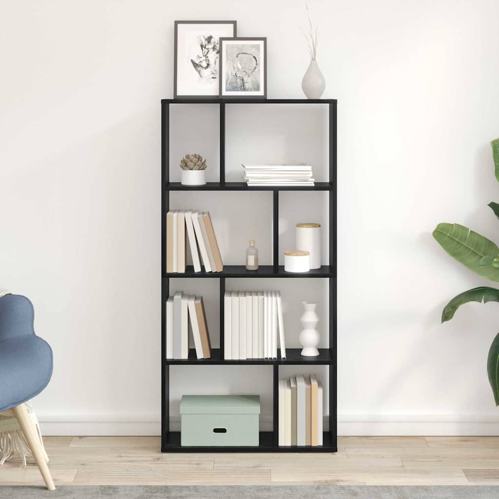8 Tier Bookshelf 60 x 20 x 120.5 cm Engineered Wood