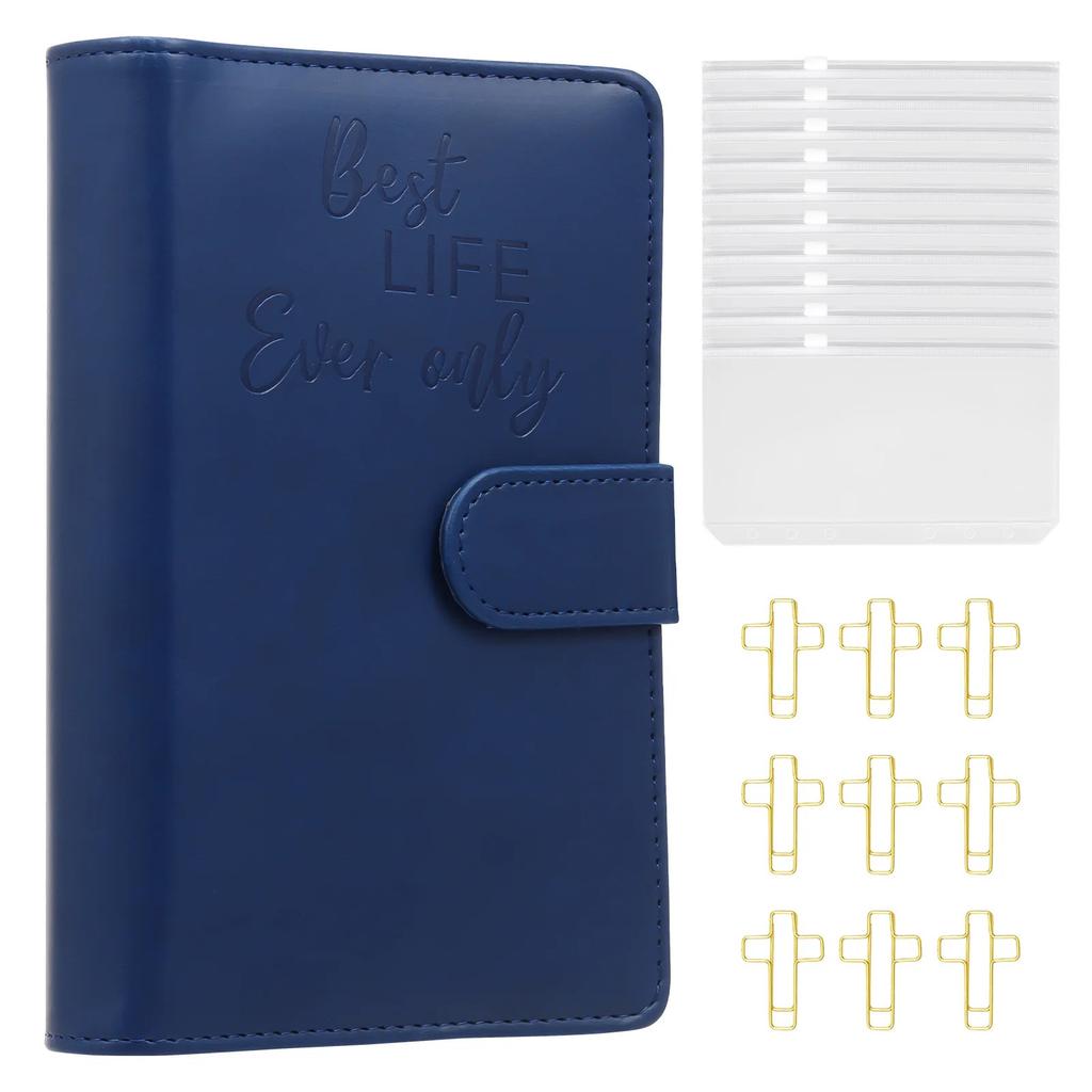 Preaching Manual Tract Holder, Multifunctional Holy Writ Study Wallet, Leather Budget Binder With Cash Envelopes, Budget Planni