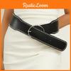 Belt Leather Faux With Rivet Decor And Metal Pin Closure For Trendy Outfits