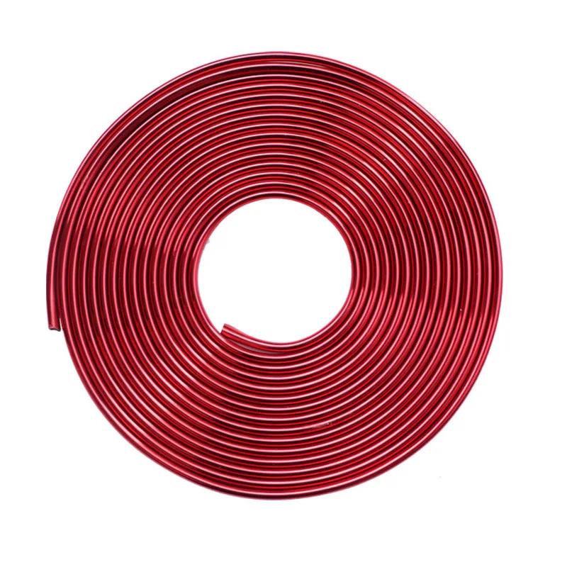 5m PVC Electroplating Seal Strip Car Door Seal Crash Protection U-shaped Strip Universal Anti-scratch Anti-collision Car Sticker