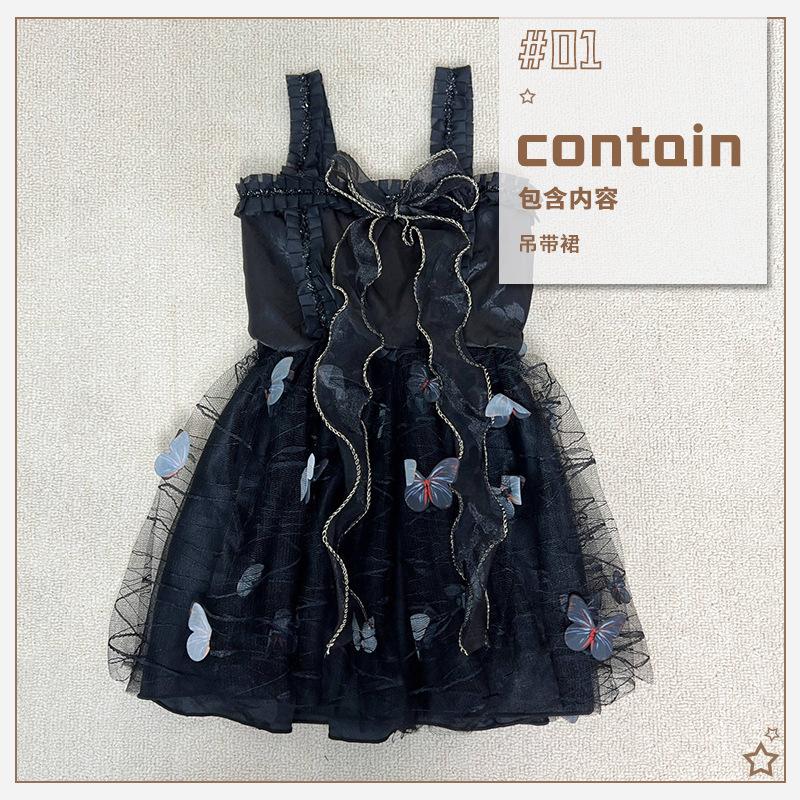 Halloween children's costume catwalk children's costume ghost bride girl witch butterfly elf dress