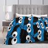 Sesames Streets Cartoon Blanket Warm Soft Fashion Plush Throw Blanket For Living Room Camping Flannel Bedspread Bed Cover