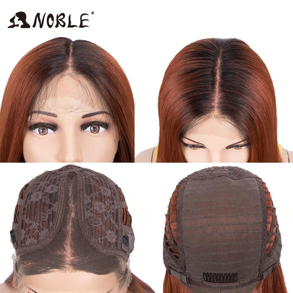 Noble Synthetic Lace Front Wig 28Inch Long Straight Lace Wig Red Wig Women Lace Wig Wig For Black Women Straight Lace Front Wigs