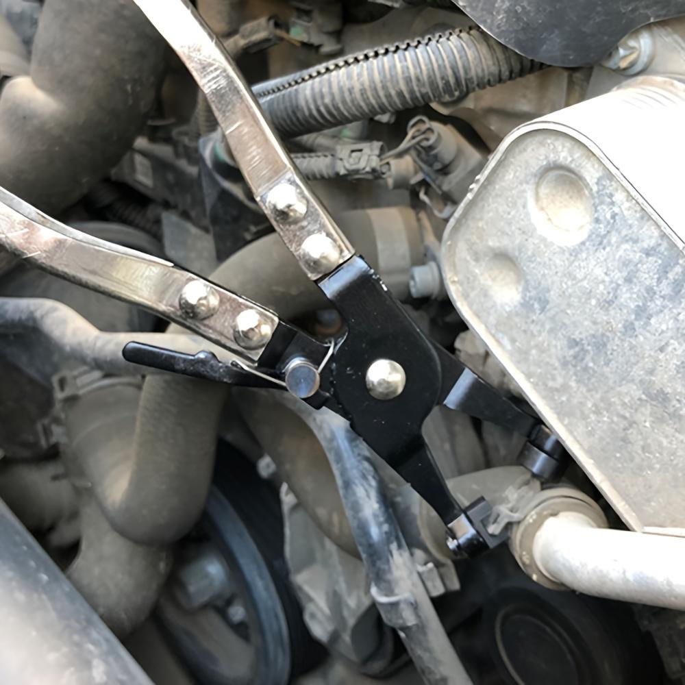 1pc 45° Professional Car Water Pipe Hose Clip Pliers - Easy Remove & Install Ring-Type Flat-Band Clamps