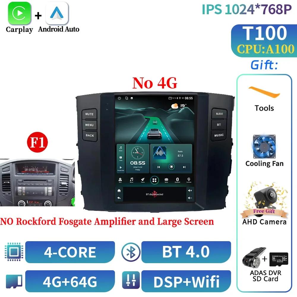 9.7" For Mitsubishi Pajero 4 V80 V90 2006-2014 Car Radio Navigation For Car Multimedia Video Player Navigation 4G Android Screen