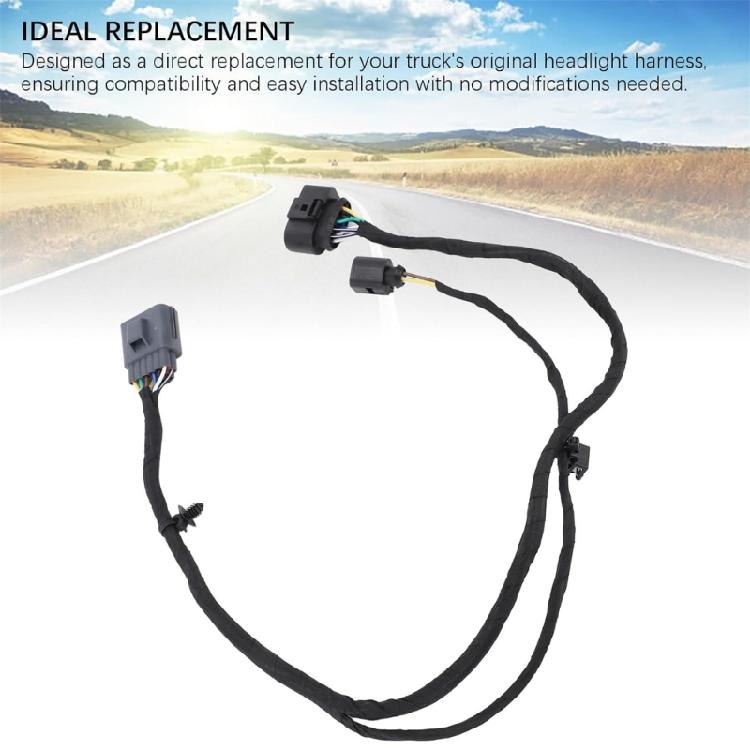 Headlight Cable Harness Headlamp Cable Wiring Truck Replacement Part Accessories Easy Installation for FM FH Truck