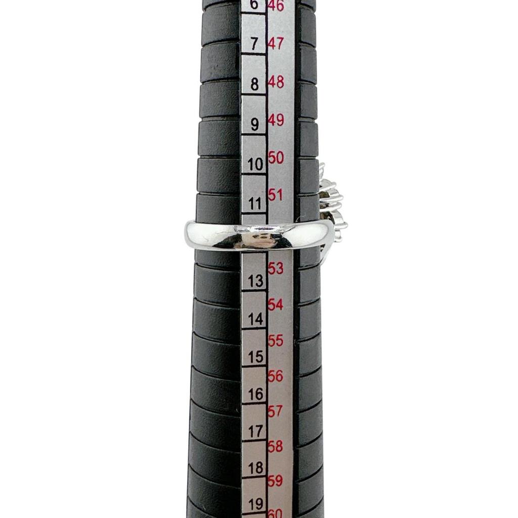 South Sea Pearl White Butterfly Farming Ring Pearl Silverx Pink Women XQ8194 Used