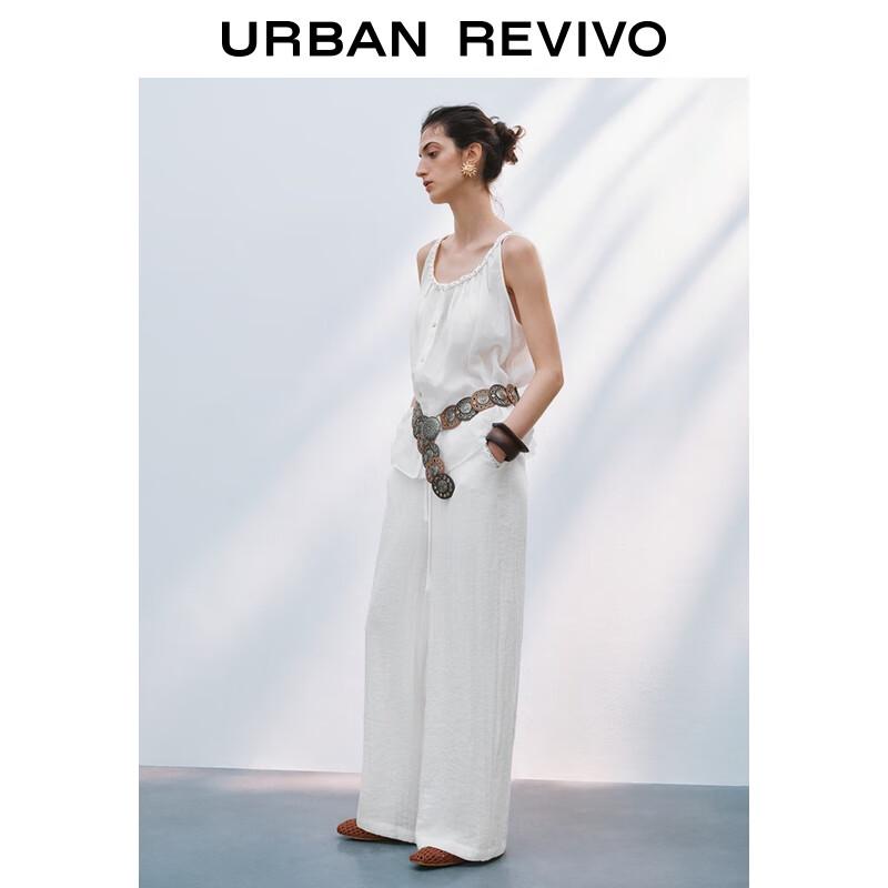 UR Women s Beaded Drawstring Wide-Leg Pants UWH650058 S