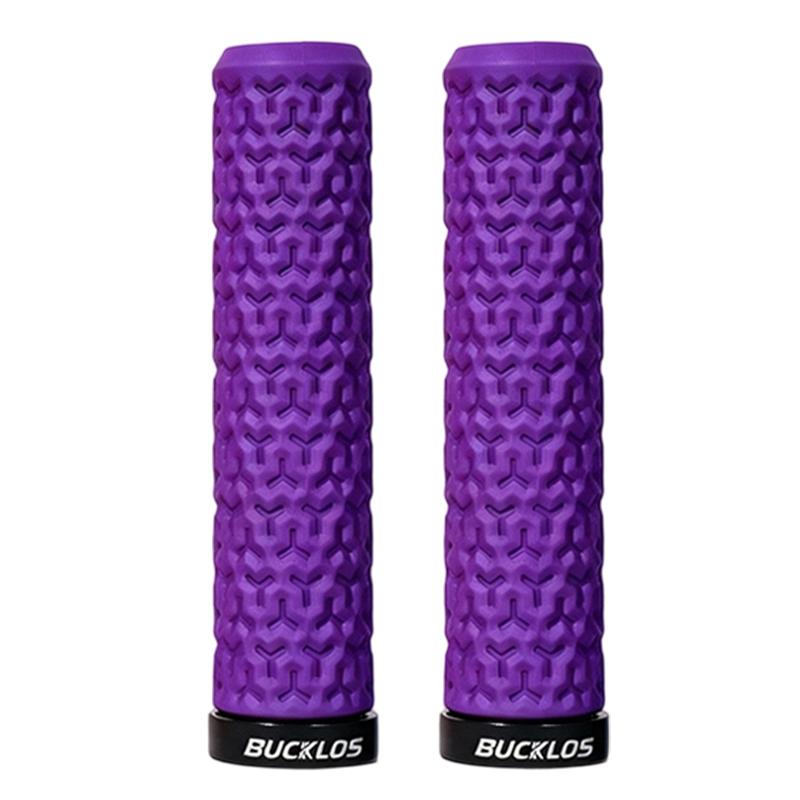BUCKLOS Mountain Bike Grips Rubber Non-slip Bicycle Handlebar Grips MTB Cuffs Waterproof Durable Bike Grip Bicycle Accessories 5