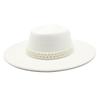 New Autumn and Winter Hepburn Style Dome Concave and Convex Top Big Brim Female British Men Woolen Felt Hat Cashmere Top Hat Hat