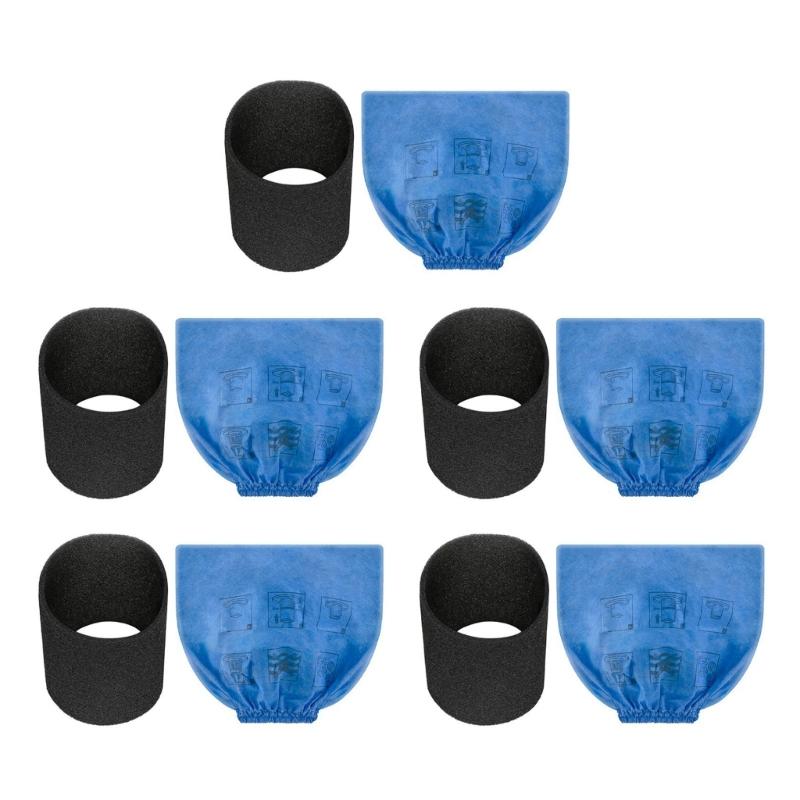 

5 Set Reusable Sponge Filter Set Professional Cleaning Tool for Enhancing Performances in WD1 Vacuum Cleaner Motors 1