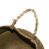 Seaweed Woven Flower Basket Woven Belly Basket Woven Basket Storage Basin Belly Basket Storage Flower Pot Basket