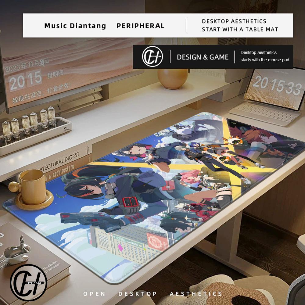 New Cute Zenless Zone Zero Mouse Mat Large Gaming Mousepad Xxl Office Gamer Mouse Pad Anime Zzz Ye Shunguang Extended Hybxaxc