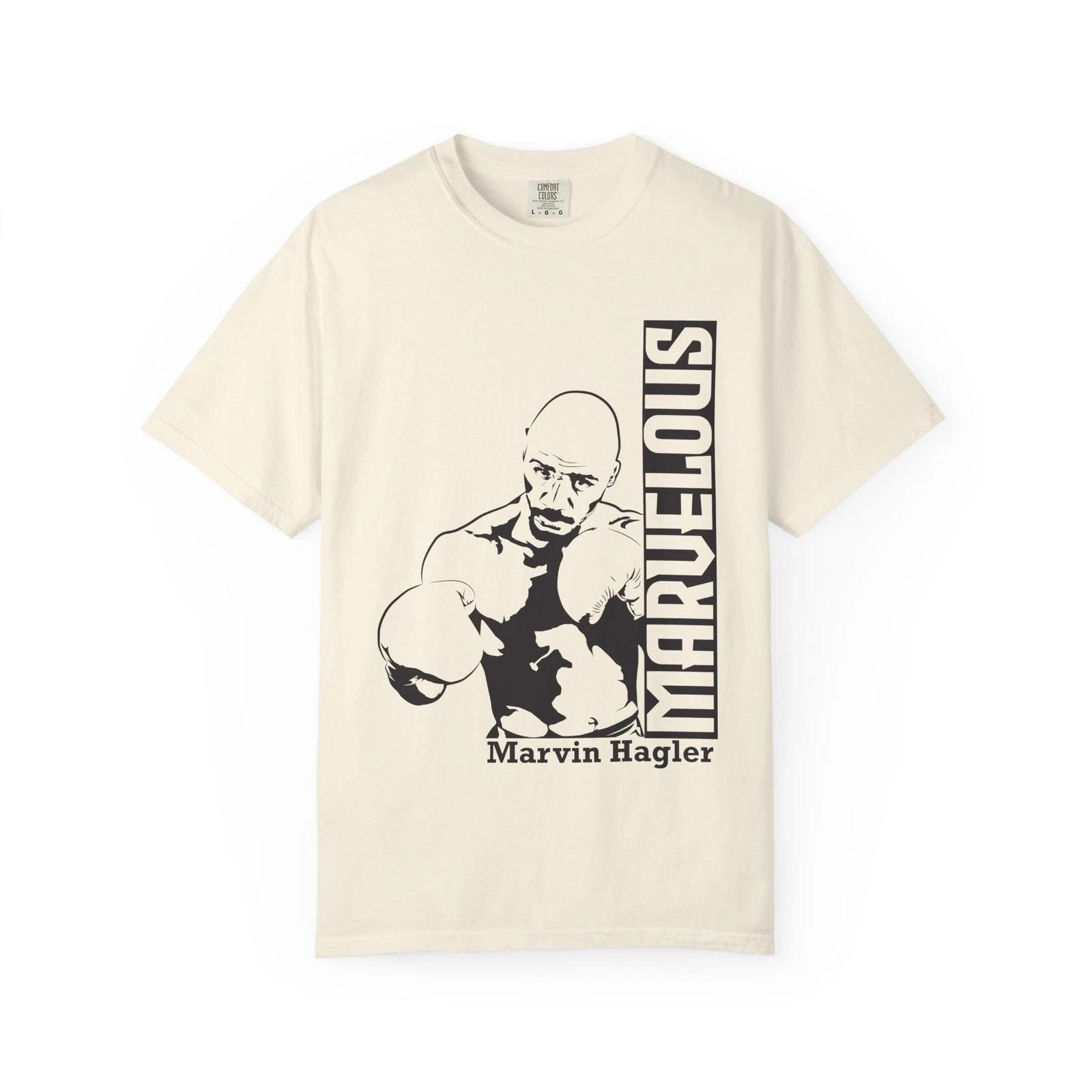 Marvelous Marvin Hagler T shirt Boxing Champion Shirt Hagler-Leonard 80s Boxing S