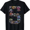5 Years Old Kids Birthday Monster Truck It's My 5th Birthday T-Shirt