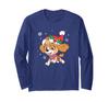 Paw Patrol Skye Christmas Hat Snowflake Cheer Long Sleeve T-Shirt