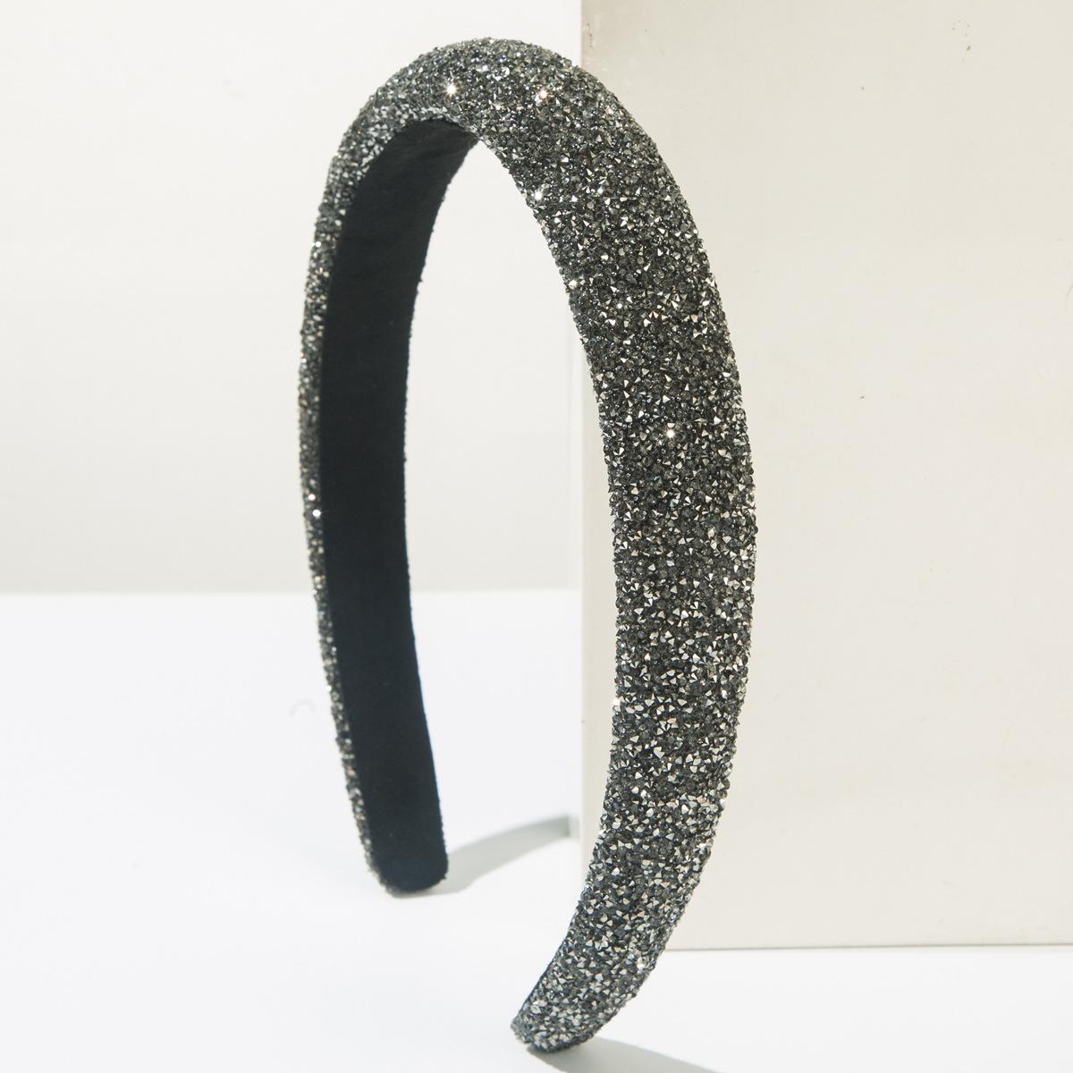 

Блестящая губчатая повязка на голову Ободок Взрослые аксессуары для волос Ювелирные изделия для волос