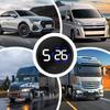 LED Car Clock Luminous Automobiles Internal Stick-On Mini Digital Clocks Auto Ornament Car Accessories Dashboard Air Vent Truck