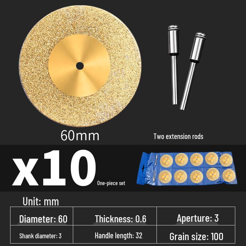 Jade Glass Diamond Abrasive Grout Cleaning Mini Saw Blade, Electric Grinding Disc