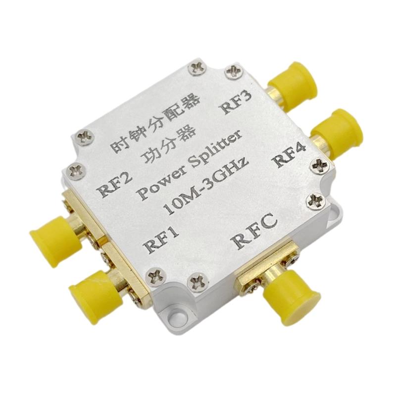 HF Leistungsteiler 4-fach für SMA-Anschlüsse 10M-3G HF Leistungsverteiler für Mikrowellenmessungen Teiler/Antenne