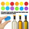 Food Grade Elastic Beer Bottle Stoppers Silicone Spillproof For Standard Bottles 6 Assorted Colors