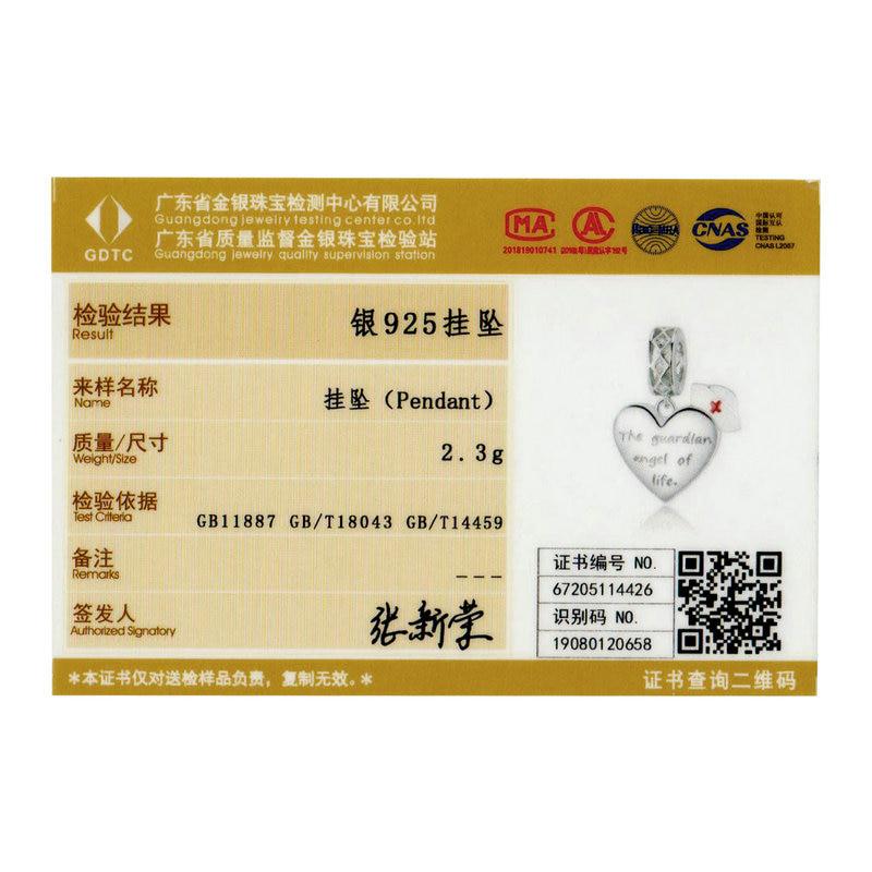 Bamoer Schutzengel Anhänger Charm Silber 925 Original Krankenschwesterhut Mode vergoldet Platin Schmuck Geschenke Mädchen