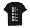 NULL T-shirt