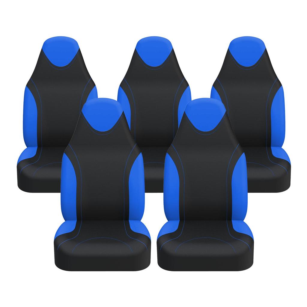 Racing Style Integrated Front Bucket Seat Cover Flat Cloth Auto Accessories Universal For For lada-LARGUS