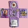 Cross Included Inside Cross-Shaped Fabric Pouch Sewing Pocket Devotional  for Sewing and Quilting
