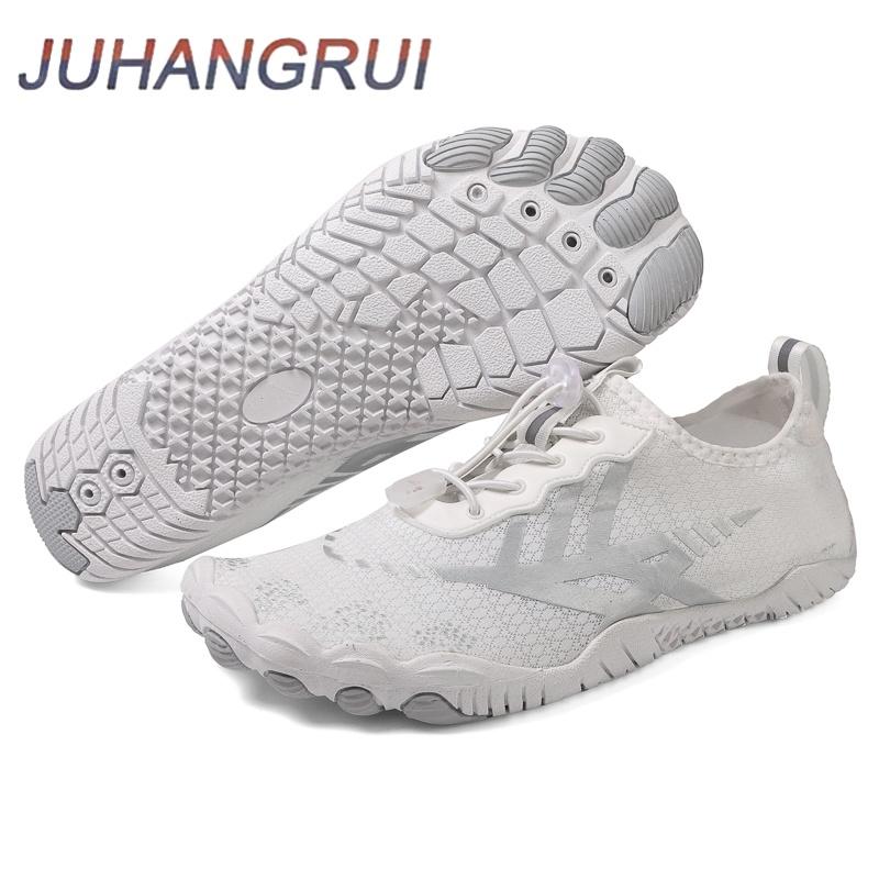 Unisex Herr Dam Atletiska Vandring Vattenskor Snabbtorkande Barfota Aqua Skor Simskor Strandskor med Dränering Lätta Sneakers