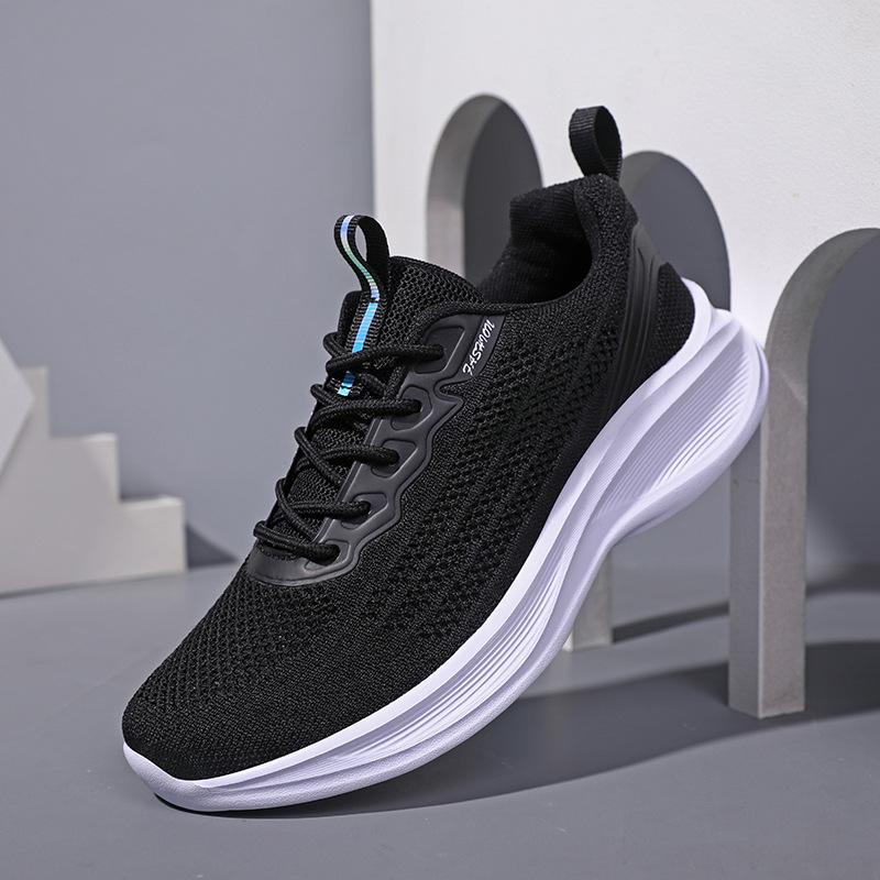 Manufacturer Flying Weaving Sports Women's Shoes 2025 New Lightweight, Breathable and Non-slip Soft-soled Running Shoes Casual Travel Shoes
