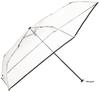 Samantha Vega Official Fashion Goods Clear Folding Umbrella with Aurora Pouch, Women's, Multicolor