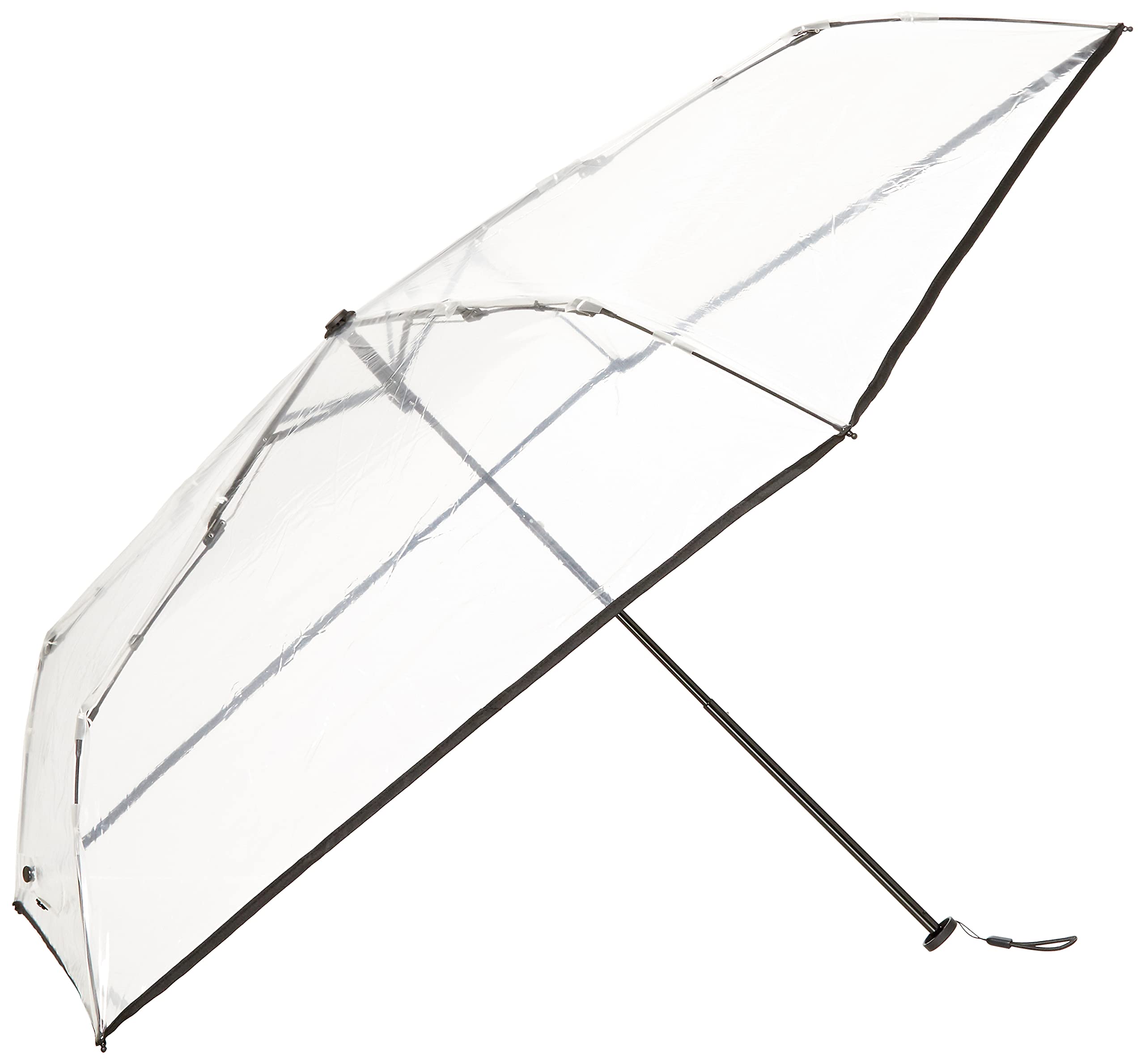 

Samantha Vega Official Fashion Goods Clear Folding Umbrella with Aurora Pouch, Women s, Multicolor