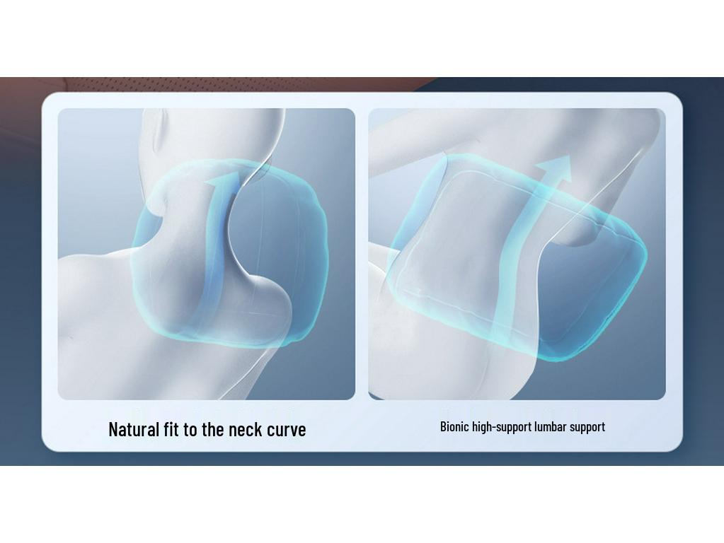 Comprehensive Car Interior Set: Headrest Neck Pillow & Lumbar Support for Hongqi S9T