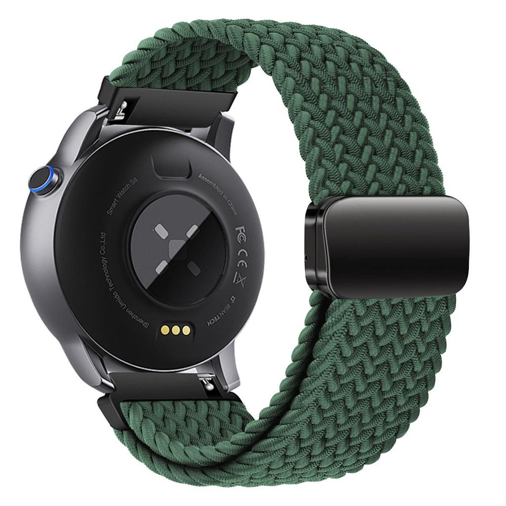Universal Woven Nylon Magnetic Buckle Watch Band for Huawei/Samsung - 18mm, 20mm, 22mm