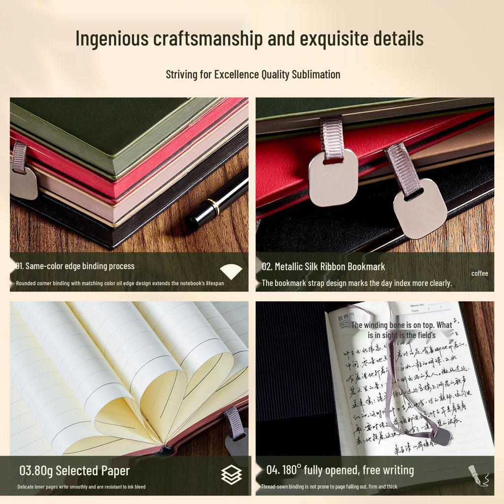 High-End Customizable Office Notebook Gift Set with Logo