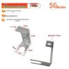 5G L/U-Shaped Omnidirectional Ceiling Antenna Bracket with Mushroom Head for Indoor Use