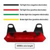 Rower Elektryczny Tylna Lampa Ostrzegawcza Wodoodporna LED Część do Motocykli Skuterów Łatwa Instalacja
