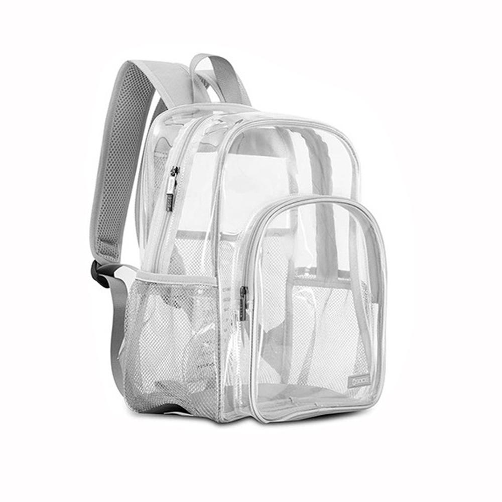 Water-Resistant Clear Backpack  for Concert Sport Event Work Security Travel Festival