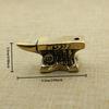 1pcs Brass Antique Old Chopping Block Folk Old Items Desktop Ornament Home Decorations Keychain Pendant Car Ornaments Unisex Home Decor Items