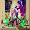 HHelluva Boss Colorful Tapestry Wall Hanging Home Decoration hippie bohemian decoration divination Wall Art Decor