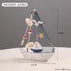 Wooden Sailboat Ornaments,shell,boat Rudder,anchor,lighthouse,seabird Decoration Boat,Home Room Children's Room Decoration Gift