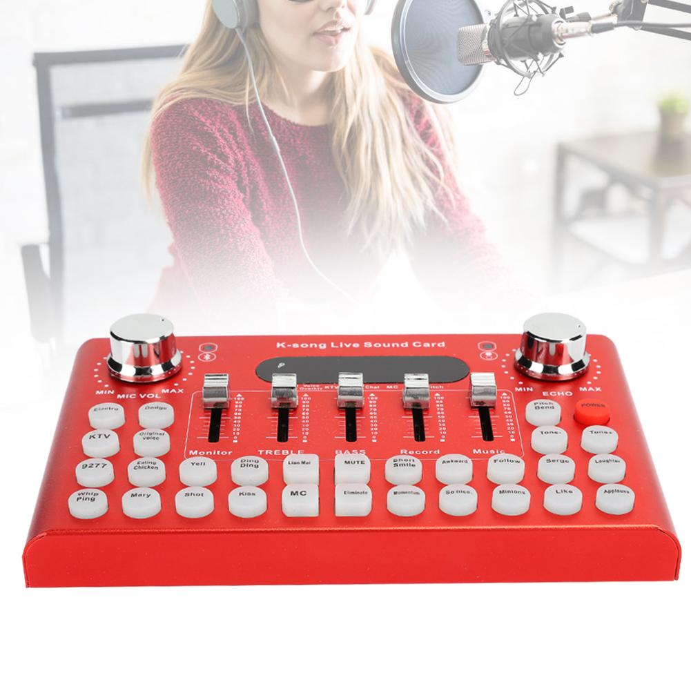 4.1 Sound Track USB Karaoke Tuning Sound Card Noise Reduction For Live Streaningbuy at a low